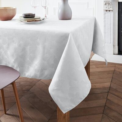 Nappe Damassé - Abanico Blanc RECT 160x250