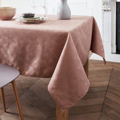 Damask Tablecloth - Abanico Rosewood RECT 160x250