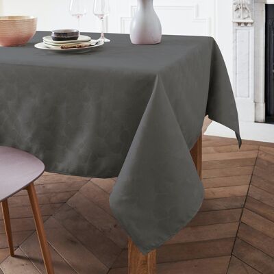 Nappe Damassé - Abanico Gris OVALE 160x240