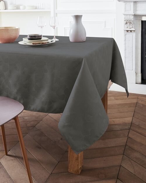 Nappe Damassé - Abanico Gris RECT 160x300