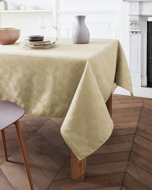 Nappe Damassé - Abanico Ivoire RECT 160x350