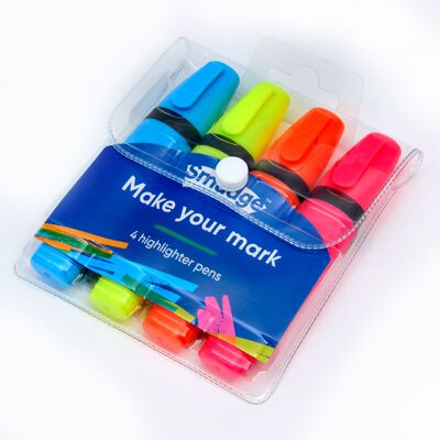 Make Your Mark Highlighter Set x 4 Pack