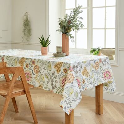 Tischdecke aus beschichteter Baumwolle - Talisman Multicolor RECT 160x300