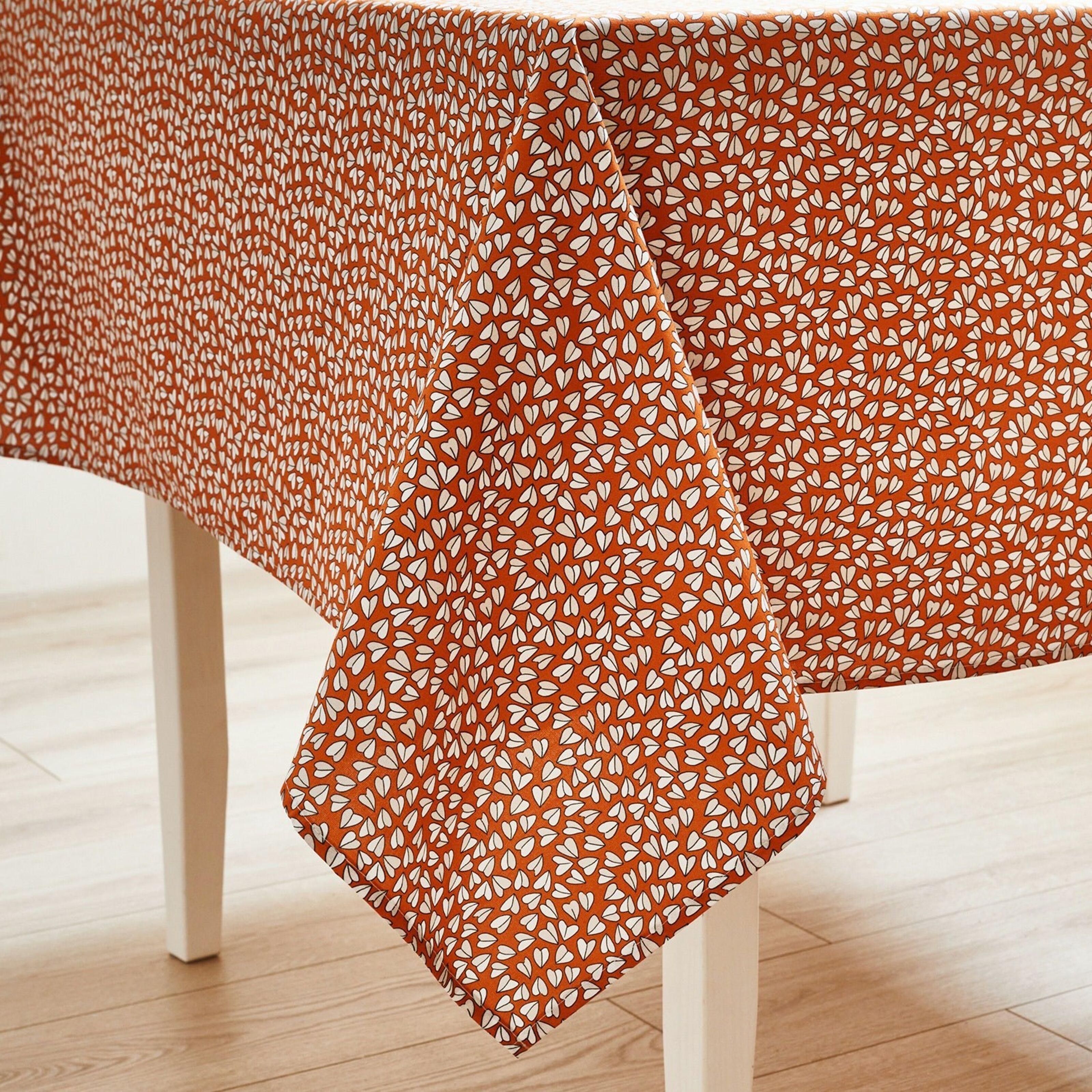 Kaufen Sie Tischdecke aus beschichteter Baumwolle - Sao Orange RECT 160x200  zu Großhandelspreisen