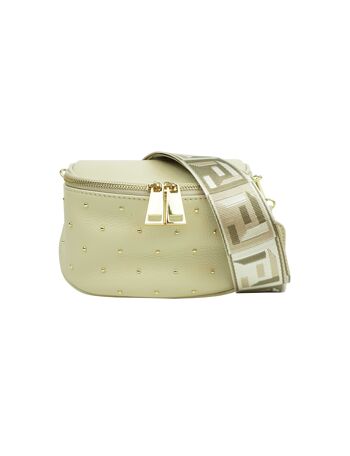 Sac banane en cuir Capri Beige 3