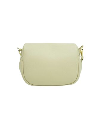 Sac banane en cuir Capri Beige 6