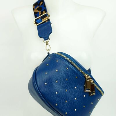 Capri leather belt bag Blue