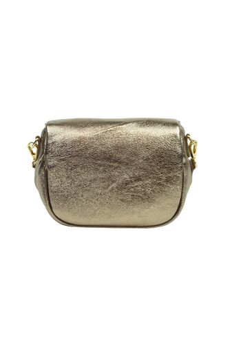 Sac banane en croûte de cuir Capri Bronze 6