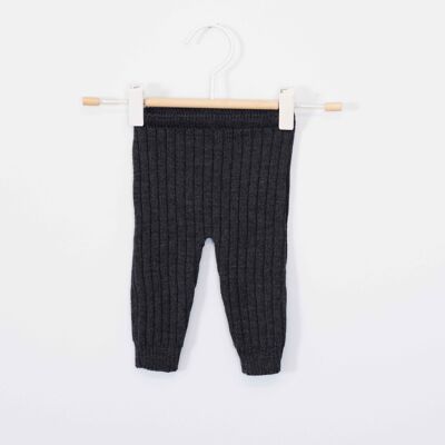 Pantalón de lana - Gris antracita - Colección "Retro"
