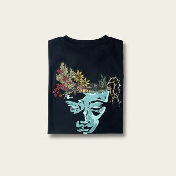 T-shirt à manches longues Mind noir pour femme 6