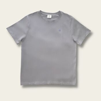 T-shirt Mind gris lave pour homme 7