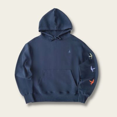 Französischer Marine-Hoodie