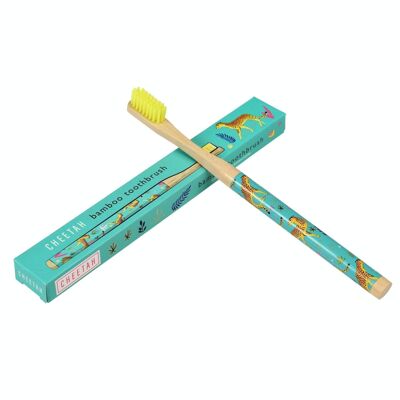 Bamboo toothbrush - Cheetah