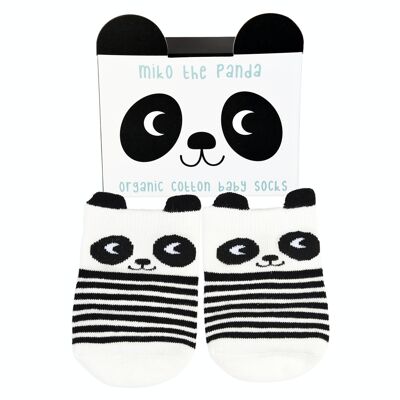 Paar Babysocken - Miko der Panda