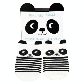 Paire de chaussettes bébé - Miko le Panda 1