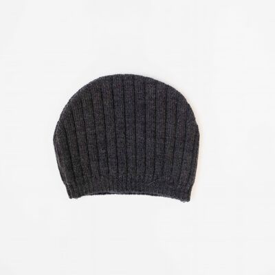 Gorro de mezcla de lana - Gris antracita - Colección “Retro”