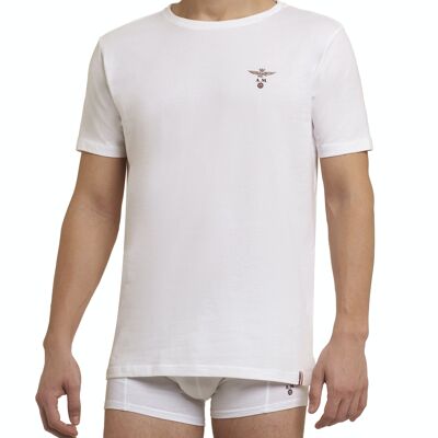 Camiseta AERONAUTICA MILITARE confeccionada en 95% algodón; 5% elastano