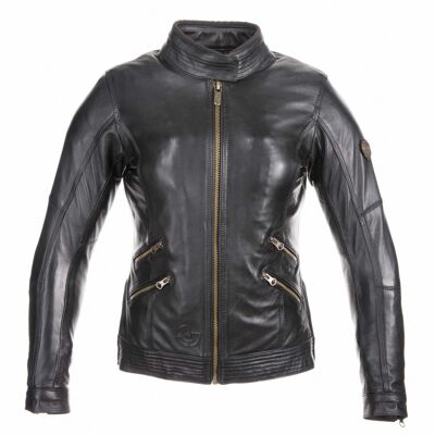 VITAYA genuine leather biker jacket