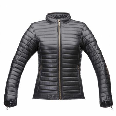 VERONE quilted leather jacket