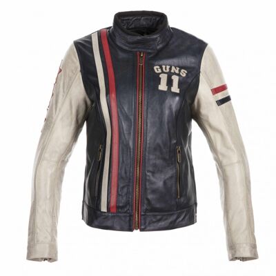 STAR Genuine Leather Motorcycle Jacket