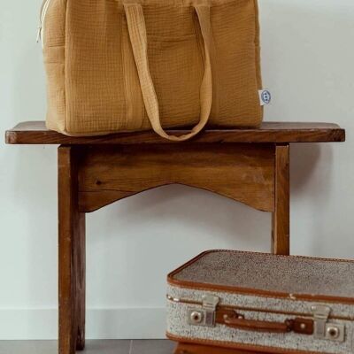 Double gauze changing bag "The classic" camel