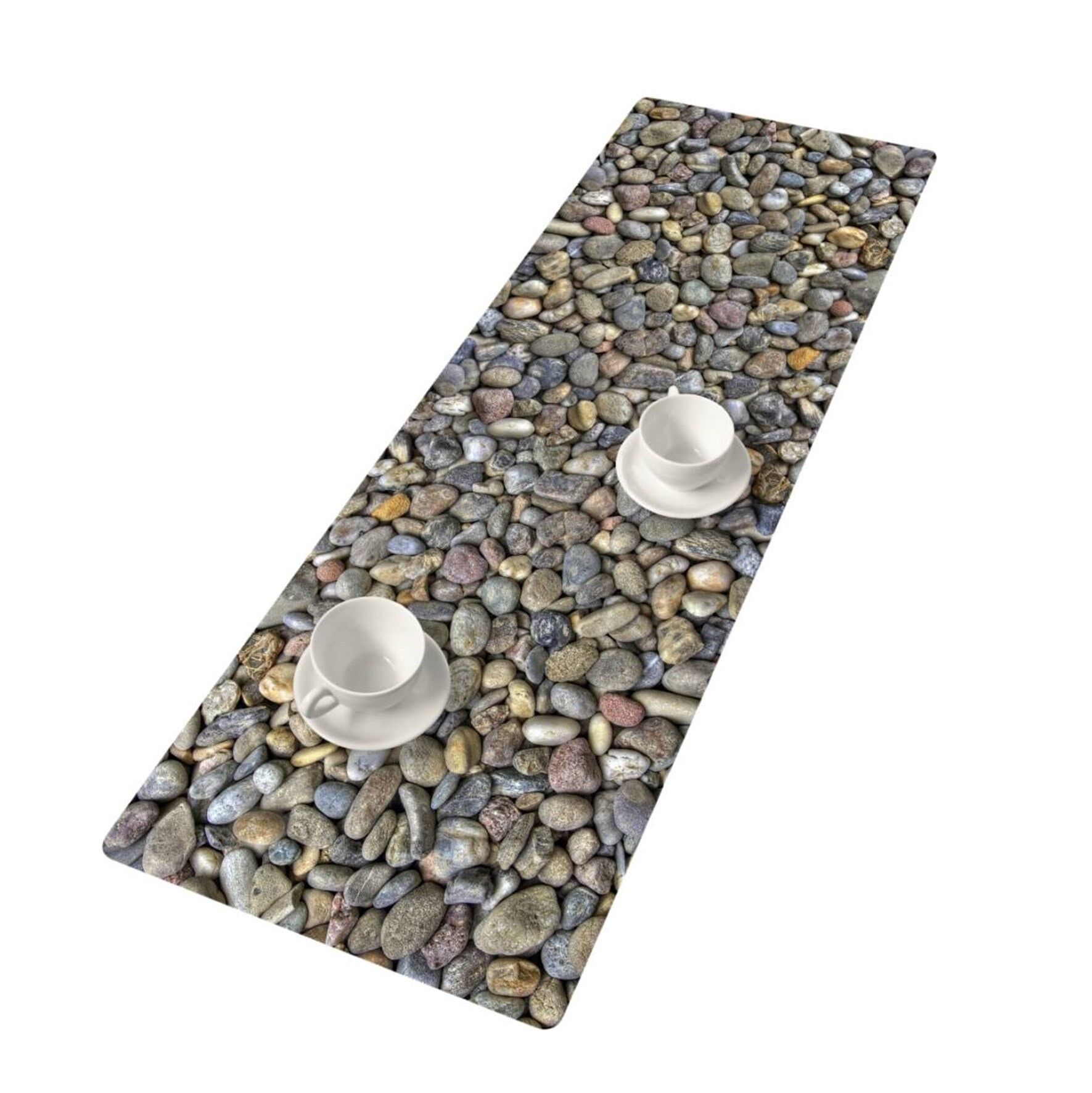 Passatoia Kamyki In Feltro Bertoni 33 x 95 cm.