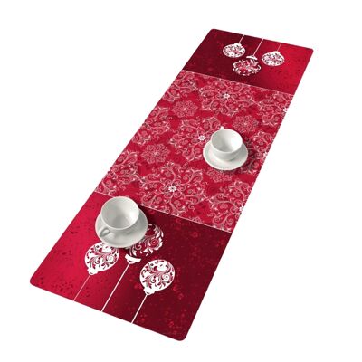 Koronka Christmas Table Runner In Felt Bertoni 33 x 95 cm.