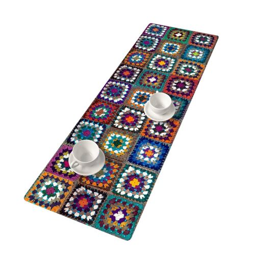 Frania Table Runner In Felt Bertoni 33 x 95 cm.