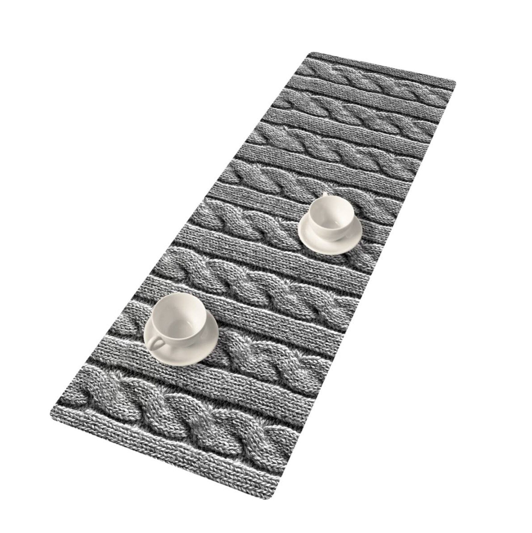 Warkocz Runner da Tavola In Feltro Bertoni 33 x 95 cm.