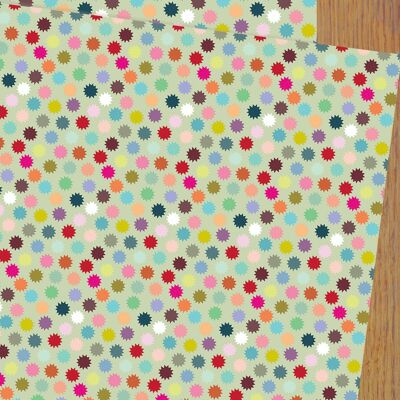 WP111 Scratchy Stars Wrapping Paper