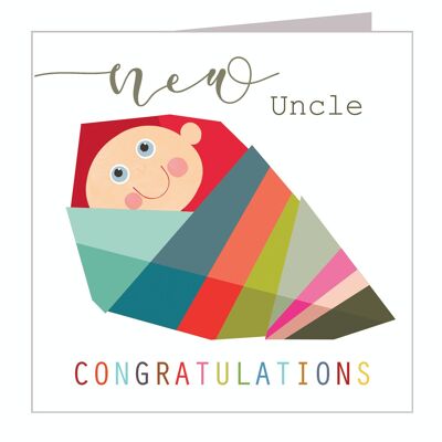 NB30 New Uncle baby Card