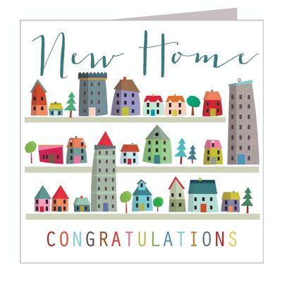 Tarjeta de felicitación para el nuevo hogar WO03