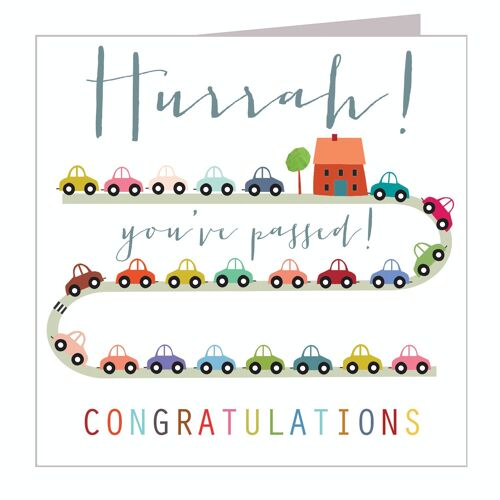 WO05 You've Passed Congratulations Card