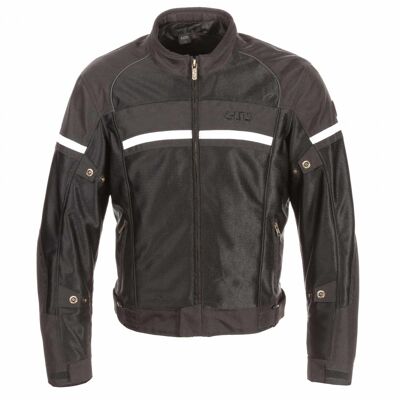 Windproof motorcycle jacket in polyester MESH