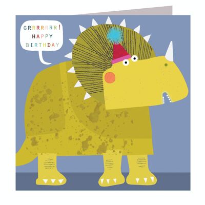 DB06 Grrrrr! Dinosaurier-Geburtstagskarte