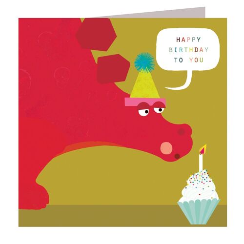 DB11 Stegosaurus  Happy Birthday Card