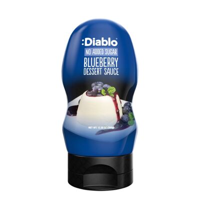 :Diablo No Added Sugar Blueberry Dessert Sauces 290ml