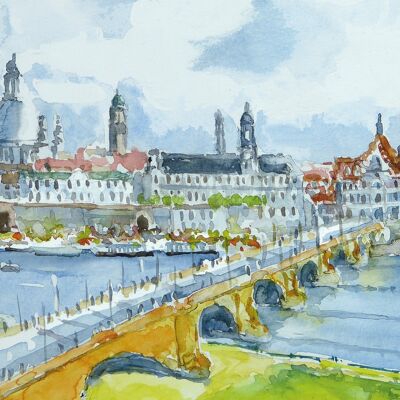 Grußkarte Dresden