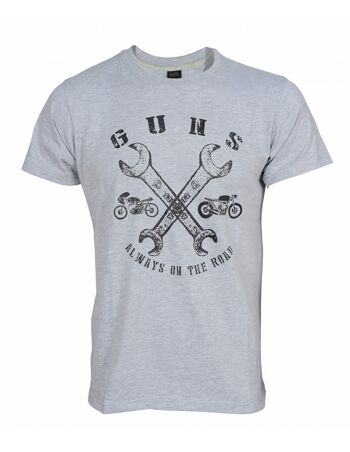 T-Shirt en coton SPEED- GREY 1