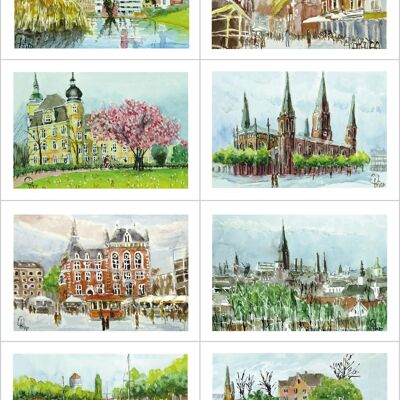 Conjunto de tarjetas de felicitación Oldenburg