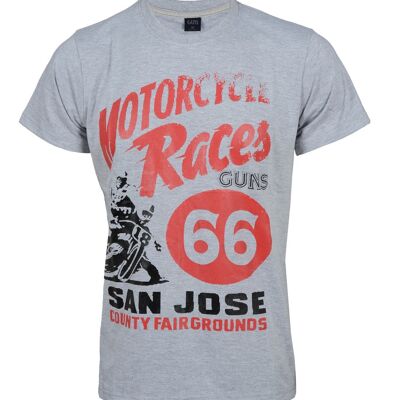 Camiseta de algodón CALI - GRIS