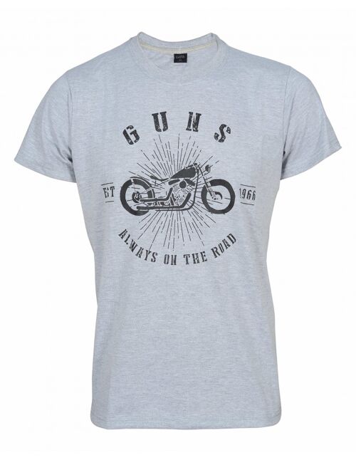 T-Shirt en coton ROAD - GREY