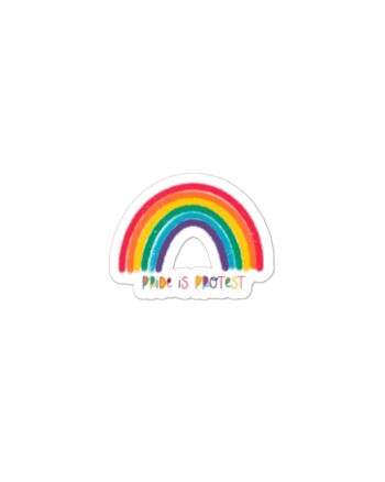 Autocollant en vinyle LGBTQ Pride Is Protest 8