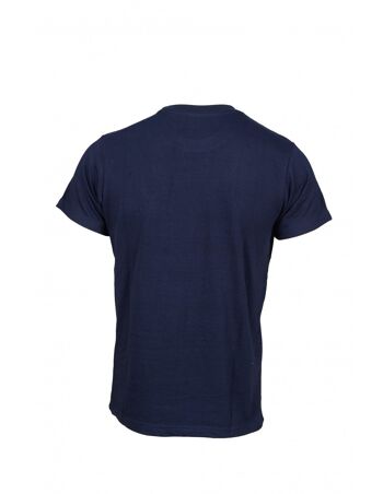 T-Shirt en coton ROAD - BLUE 3