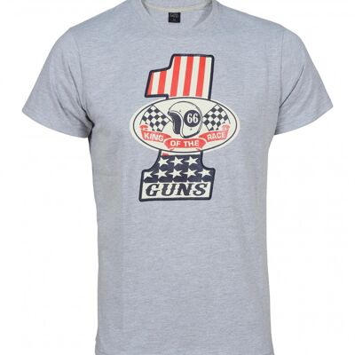 Camiseta de algodón CARRETERA - GRIS