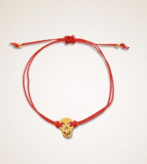 Bracelet rouge skull