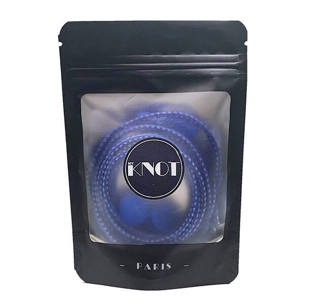 Blaue elastische Schnürsenkel