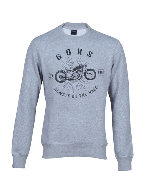 Sweatshirt crewneck en coton TOM - GREY