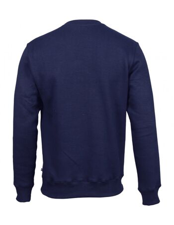 Sweatshirt crewneck en coton BUCK - BLUE 3