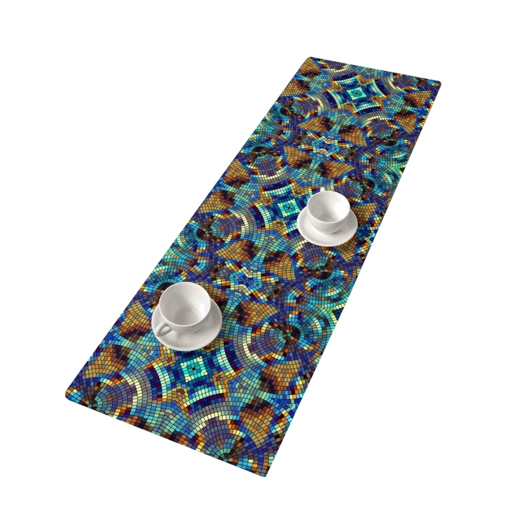 Läufer da tavola Barcelona aus Filz Bertoni 33 x 95 cm.